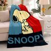 3D-Printed Classic Comic Theme Snoopy Fluffy Blanket Home Decor Collection: Sofa Throws & Shawls, Camping Blankets