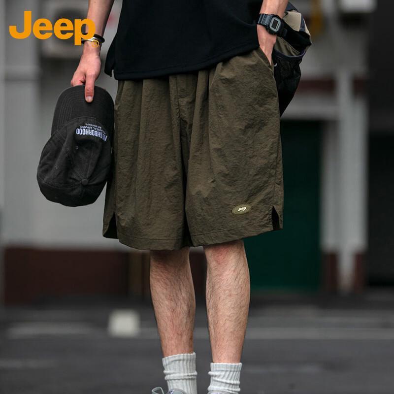JEEP Men s Summer Retro Cargo Shorts L