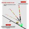 Removable Fishing Rod Lighting Stick Bite Alarm LED Night Tackle  Fishing