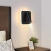 Dual Switch LED Wall Light Square Atmosphere Lighting Modern Rotating Light  Wall Atmosphere
