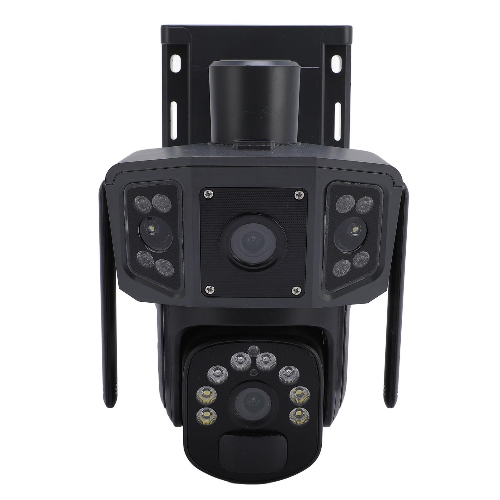 

Двооб єктивна сонячна камера безпеки 4G бездротова HD 360-градусна панорамна PIR виявлення руху для вулиці