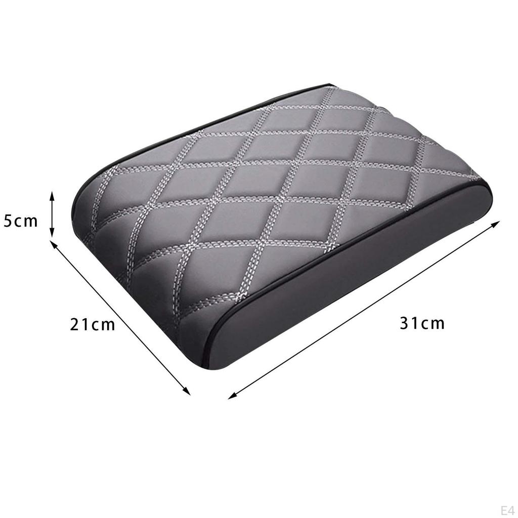 Auto Armrest Cover Console Box Cushion Pad Decor ,Accessories ,Memory Foam Silicone Car