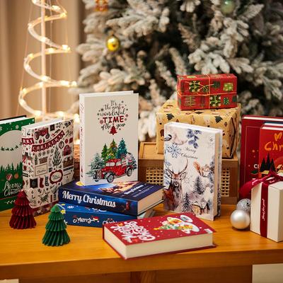Weihnachtsserie Deko-Fake-Bücher Wohnzimmerästhetik Deko-Bücher Dekorationen Interieur Couchtisch-Ornamente Zusätzliche