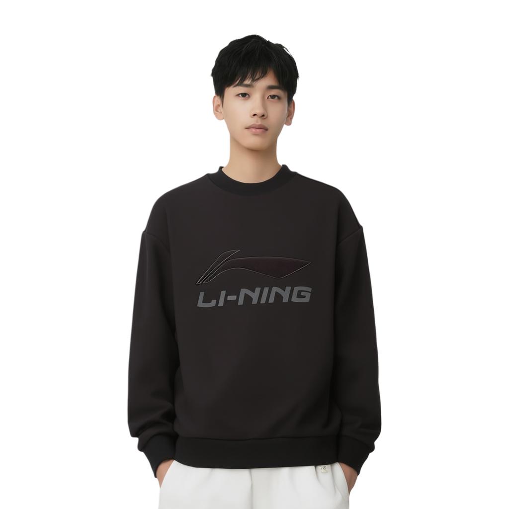 Li Ning Sweatshirt Unisex Black YWDU463-3