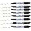Hot Sale 1Set Black Permanent Marker Pens, Fine Tip, Waterproof, Quick Drying Outlining Drawing Pen Marker Pen