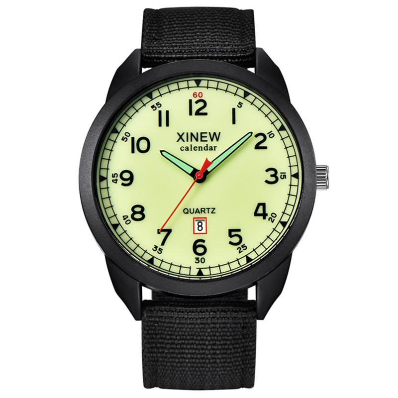 Watch Male Foreign Trade Military Watch Student Nylon Calendar Quartz Watch
