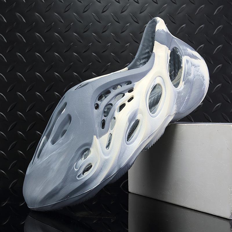 Zomer Nieuwe Camouflage Kokosnoot Gat Sandalen Romeinse Strandschoenen Casual Sandalen Mannen Vrouwen Koppel Eén Stuk Ademend Antislip Comfortabel