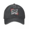 2026 Proud Band System Of A Down Baseball Cap Distressed Washed Metal Music Snapback Hat Unisex Outdoor Activities Adjustable Ha