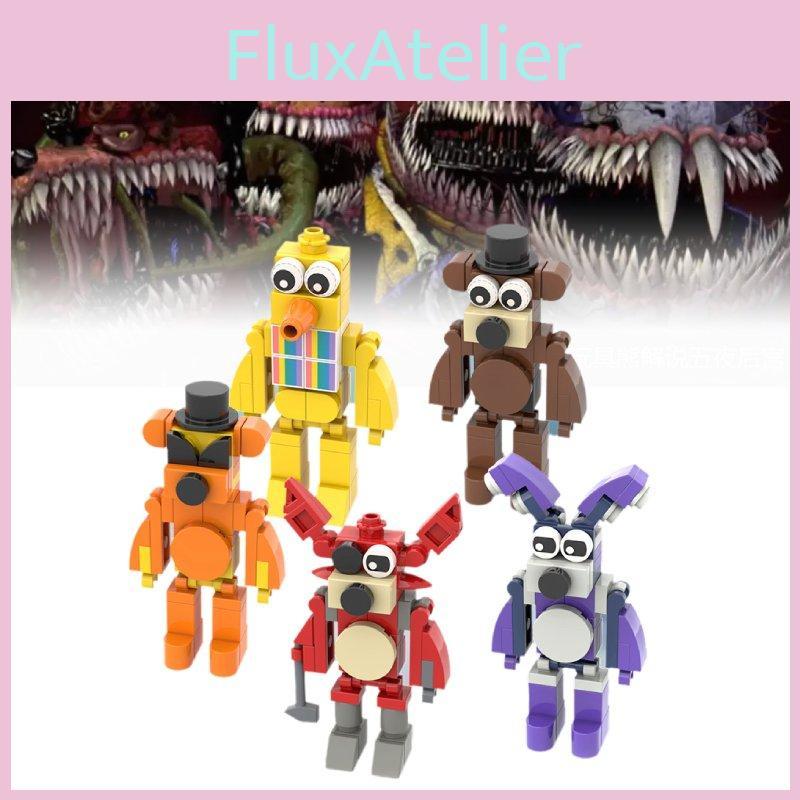 High Quality Fnaf Wu Ye Bear Building Blocks Set For Kids With Colorful Designs And Durable Plastic Materials