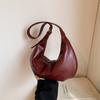 Casual Fashi Solid PU Shoulder Bags Zipper Simple Versatile High Quality Large Capacity Crossbody Bags for Women 2026