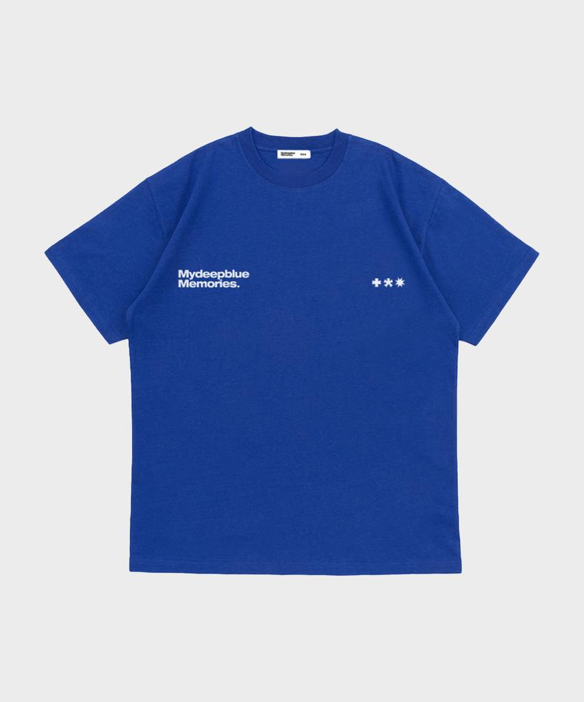 Maidibbeullumemolijeu Mm Symbol Logo T-Shirts (Blue)