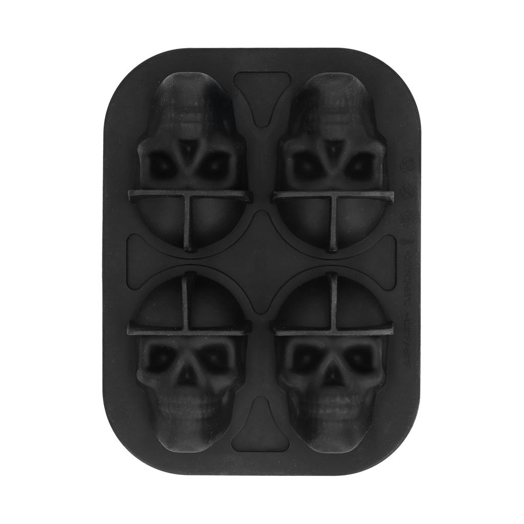 4 Hole Silicone Ice Cubes Maker Tray Silicone Ice Ball Making Mold Kichen Accessories