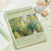 Detachable Core Binder Ring Notepad Monet Oil Paint Spiral Bound Notebook  Office School
