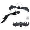 4Pcs Scary Realistic Bat Hanging Ornament Wall Hanging Decorations For Garden Window Display Halloween Celebration