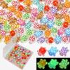 100/200Pcs Luminous Mini Resin Turtles, Tiny Sea Turtle Animals To Hide Miniature Figures Glow In The Dark Small Ocean Animal