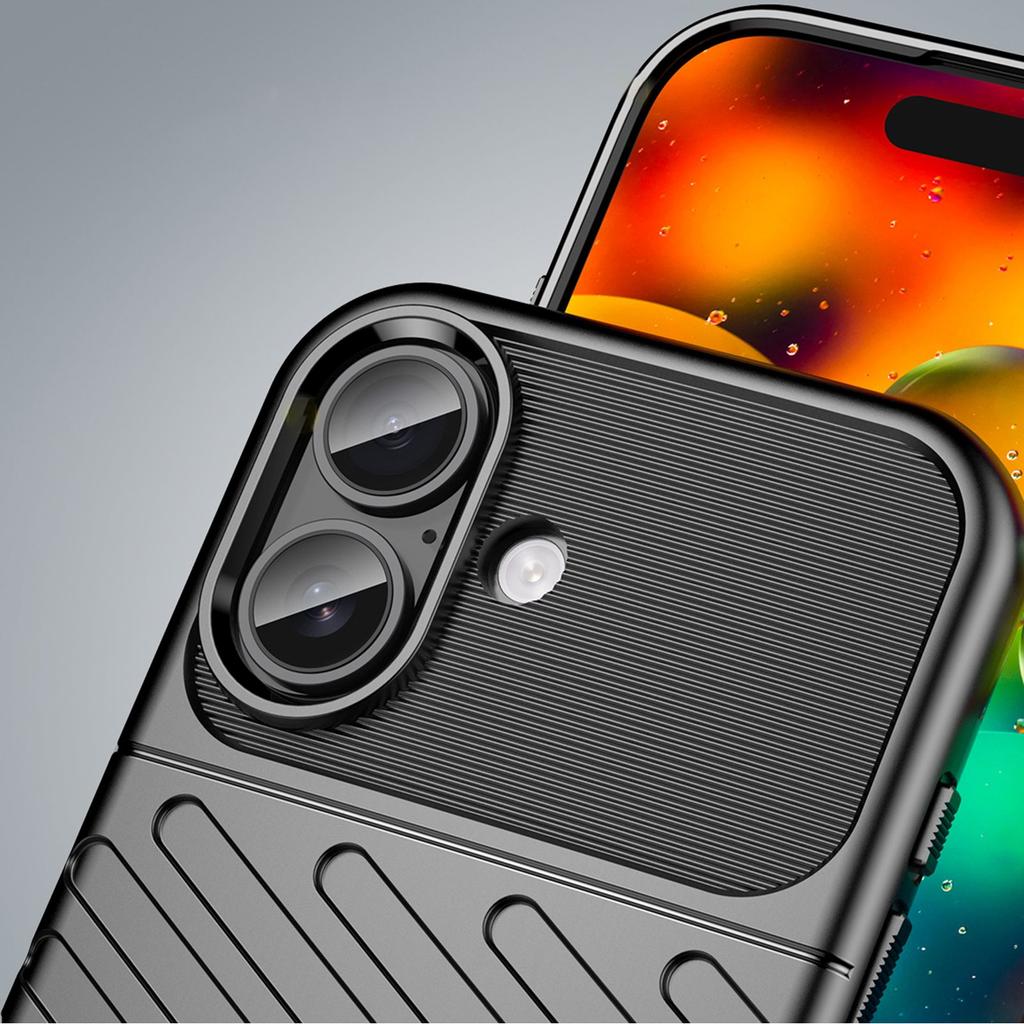 Etui pokrowiec plecki na iPhone 17 Thunder Case - czarne
