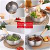 Japanese Non-Stick Frying Pan Saucepan with Wooden Handle Flat Bottom Ramen Noodle Cooking Sauce Milk Pots Home Kitchen Cookware