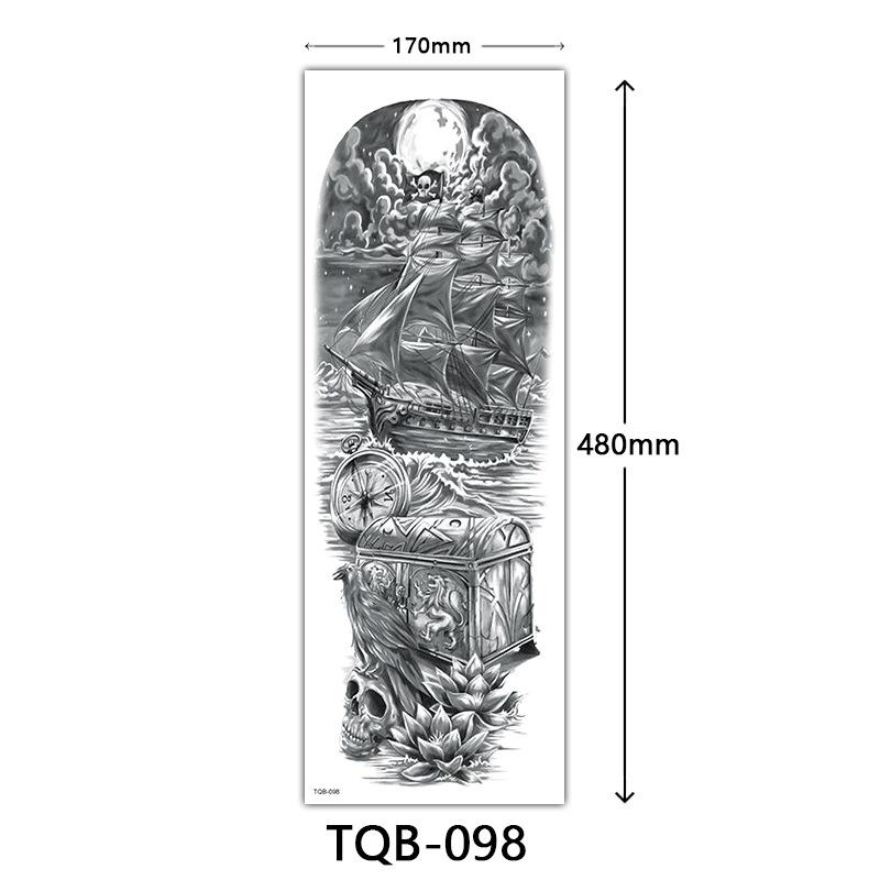Full Arm Tattoo Sticker Full Arm, Full Arm Big Picture Tattoo Sticker, Flower Arm Tattoo Sticker Tattoo