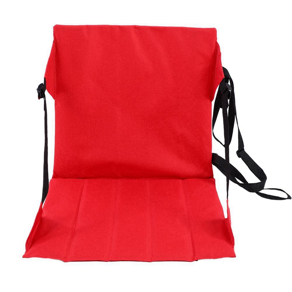 Portable Moistureproof Picnic Mat Outdoor Camping Beach Stadium Folding Seat Cushion Black