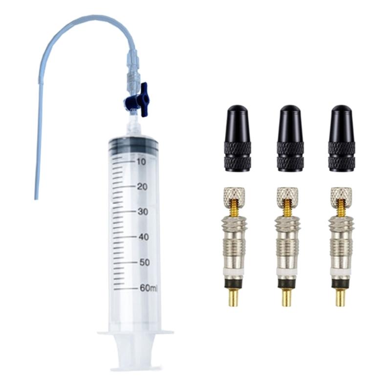 Portable Tool Set for Bike Valves Maintenance Versatile & Convenient Bike Valves Remover for Cyclists & Repair Expert