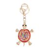 Colorful Rhinestone Sea Turtle Keychain - Creative Animal Pendant