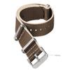 Fashion Watchband Stripe Replacement Men Women Nylon Watch Band with Silver Pin Buckle 20mm 22mm Strap for Rolex Band for Omega