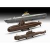 German Level 1 144 German Bundeswehr 70th Anniversary Navy Submarine 3 Ship Set Plastic Model 05186  Submarine 