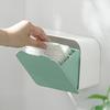 Punch-Free Bathroom Dustproof Sanitary Napkin Storage Boxes Wall-Mounted Cosmetics Shelf Home Plastic Sundries Organization Bins