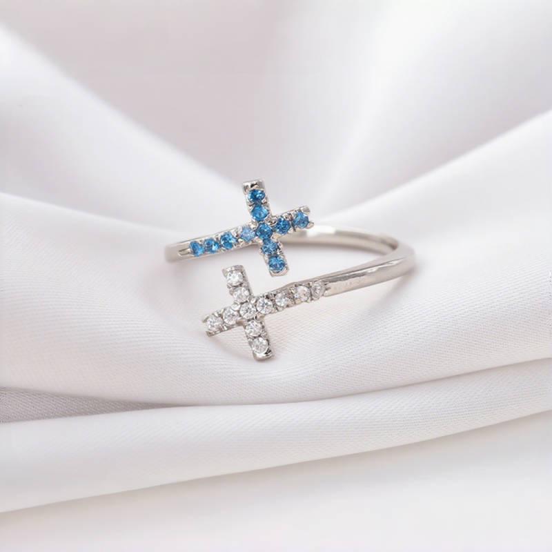 Korean Flower Design High-End Gold-Plated Ring