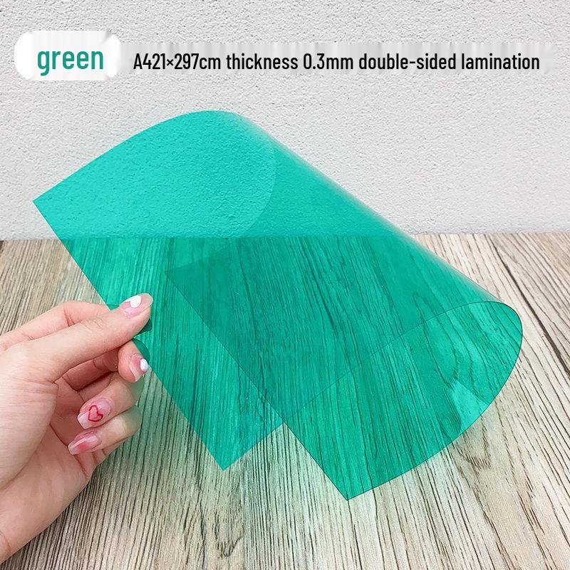 A4 Transparent Color Film for Kindergartens: Teaching Aid for Color Recognition, Painting, Light & Shadow Crafts.