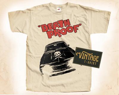 T-SHIRT Death Proof Maglietta Poster Film Vintage Maglietta Naturale taglie dalla S alla 5XL