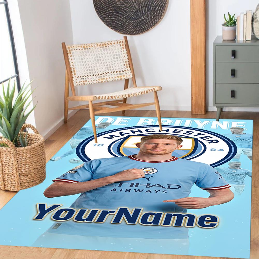 Star Player 3 Customized Name Floor Rug Office Rug Perfect for Foyer Living Rooms Balcony Dormitory Antislip Carpet Office home decor