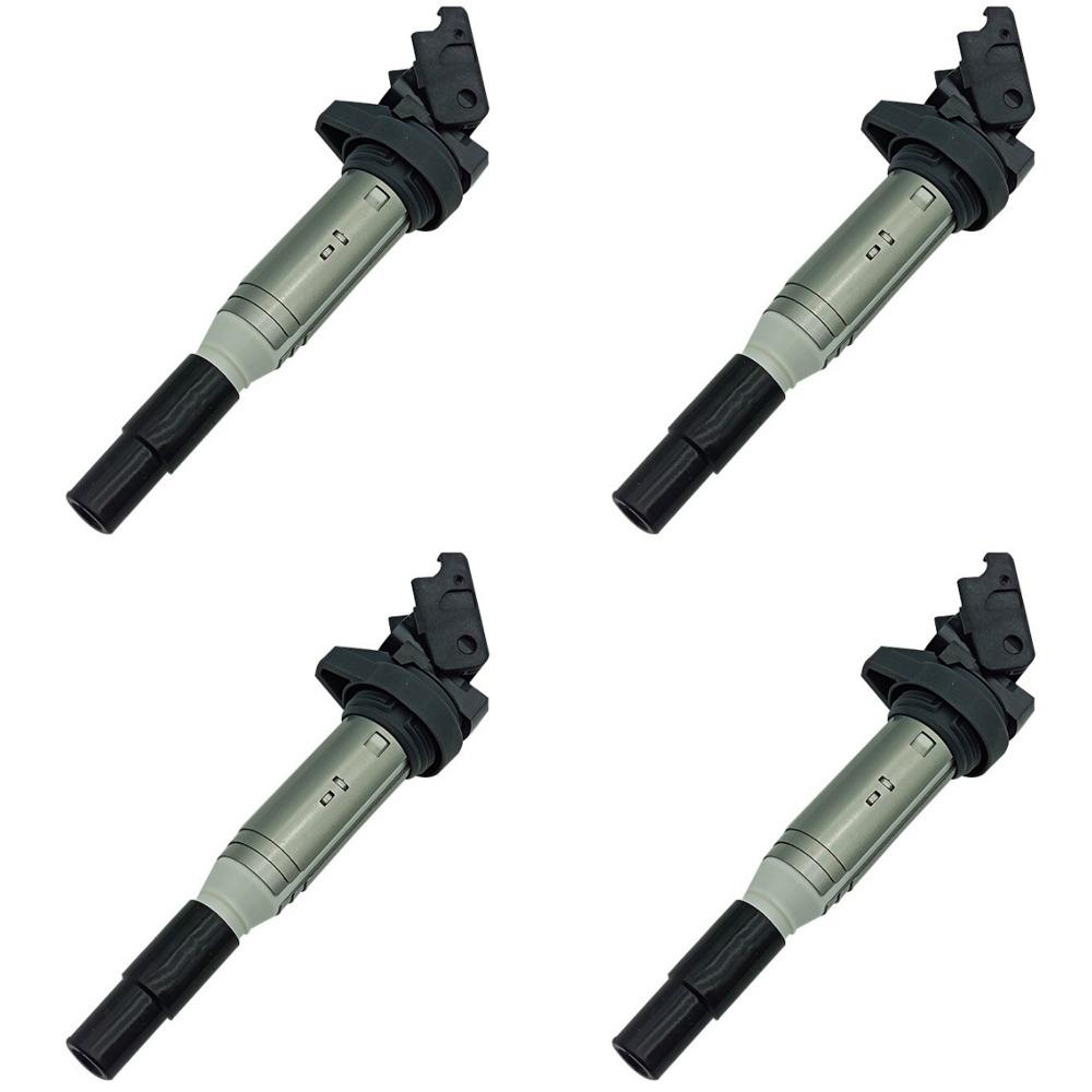 4PCS 12138616153 12137594596 UF667 Ignition Coil for BMW E60 E61 F10 F18 F11 E39 F07 520I 523I 525I Ignition System