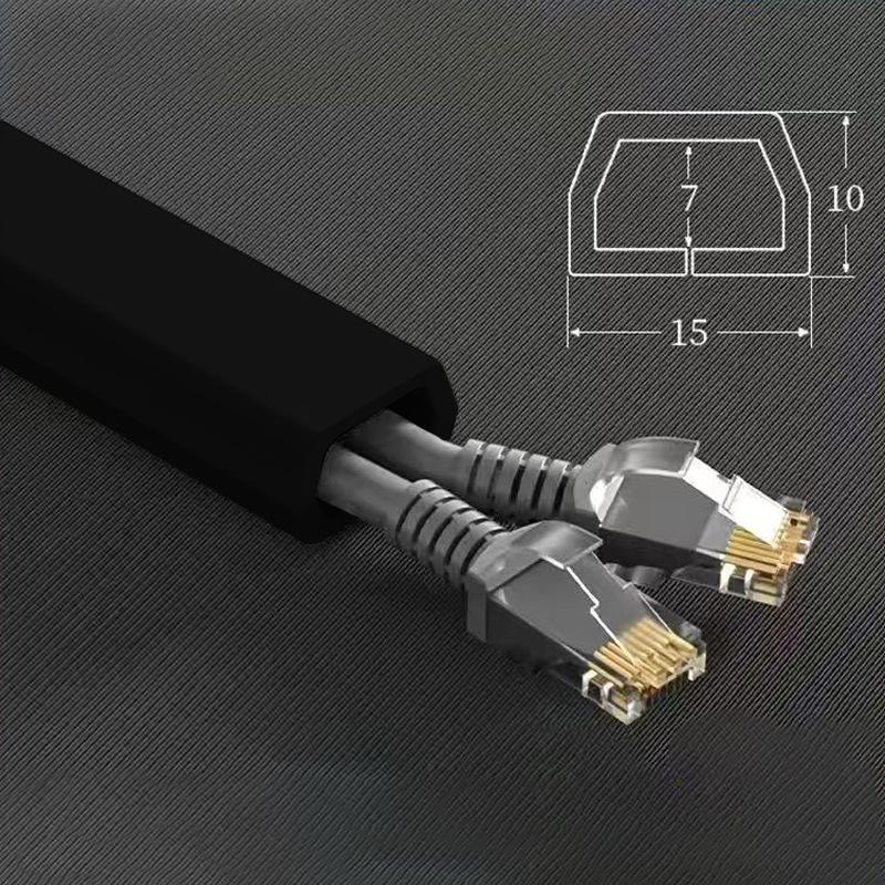Samolepicí PVC lišta pro kabely Odolná pro domácí a kancelářské vedení kabelů