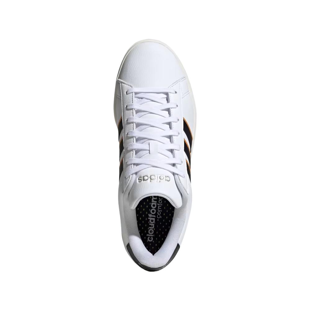 adidas GRAND COURT 2.0 Synthetic Leather Cushioning Low Top Skateboard Shoes Men's JH9305