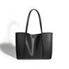 Leather Tote Bag Portable Large Bag Simple Large Capacity Commuter Women's Bag