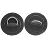 2pcs Inflatable Boat Kayak DRing Pad Patch PVC Marine Stainless Steel Fixed Buckle