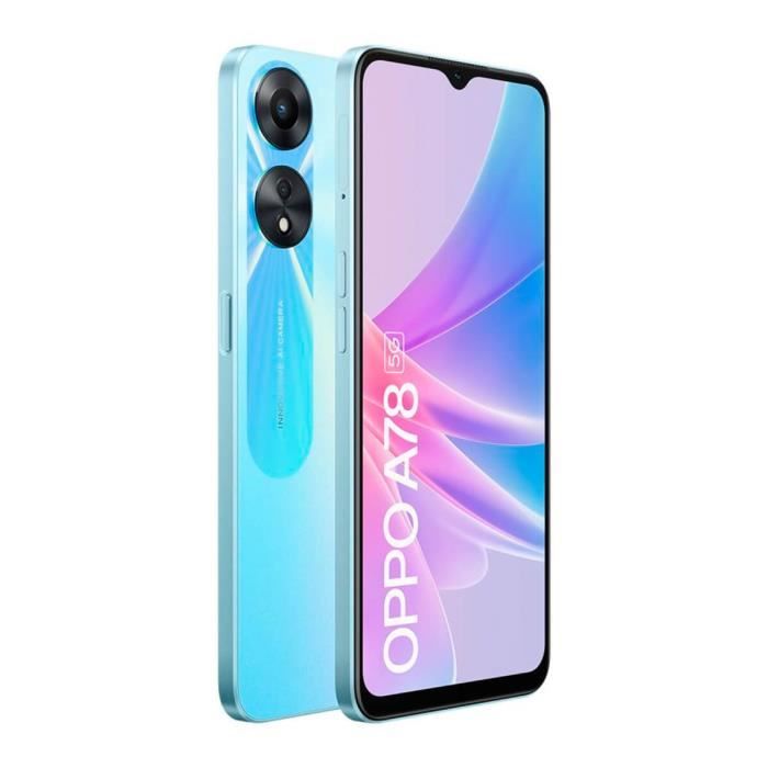 Oppo A78 5G 4Go/128Go Bleu (Glowing Blue) Double SIM CPH2483