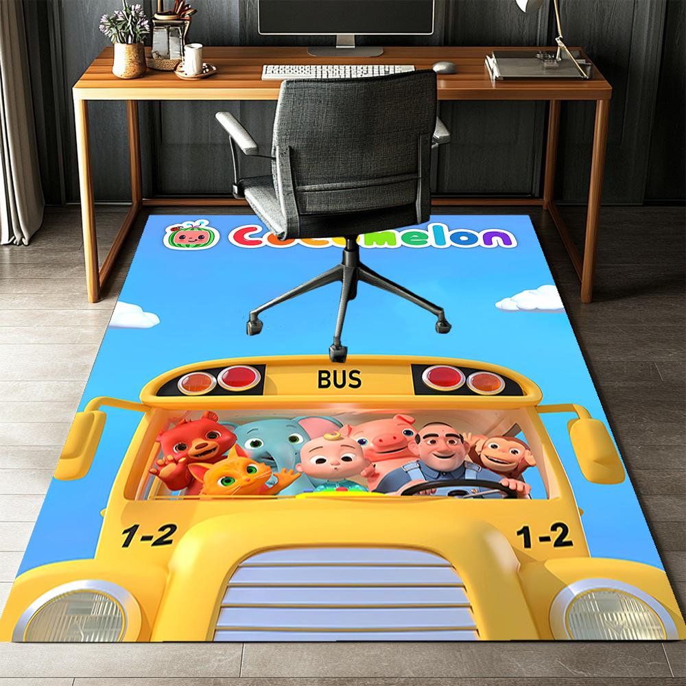 CoComelon Printed Carpet,Rug,for Office Chair Living Room Bedroom Kitchen Room Decor Gifts.