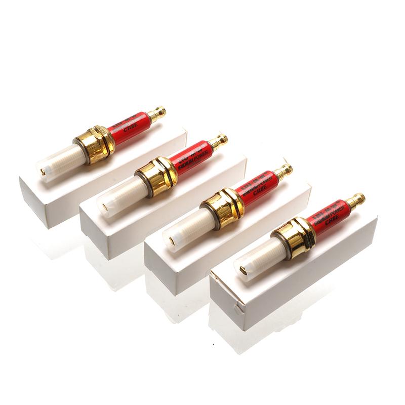 CR8E Spark Plug Replacement Accessory for 4 Stroke 125cc 150cc 200cc 250cc ATV Dirt Bike Go Kart Moped Scooter Red