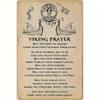 Viking Prayer Sign Style Viking Prayer Themed Aluminum Tin Sign For Viking Culture Lovers Home Decor Enthusiasts