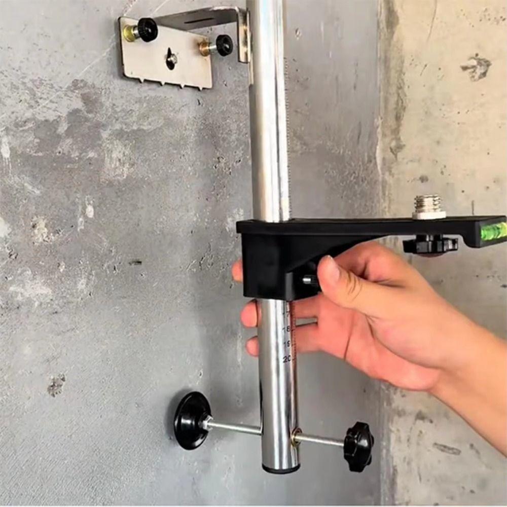 Height Adjustable Level Bracket 180 Degree Rotation Leveling Tool Furniture Installation