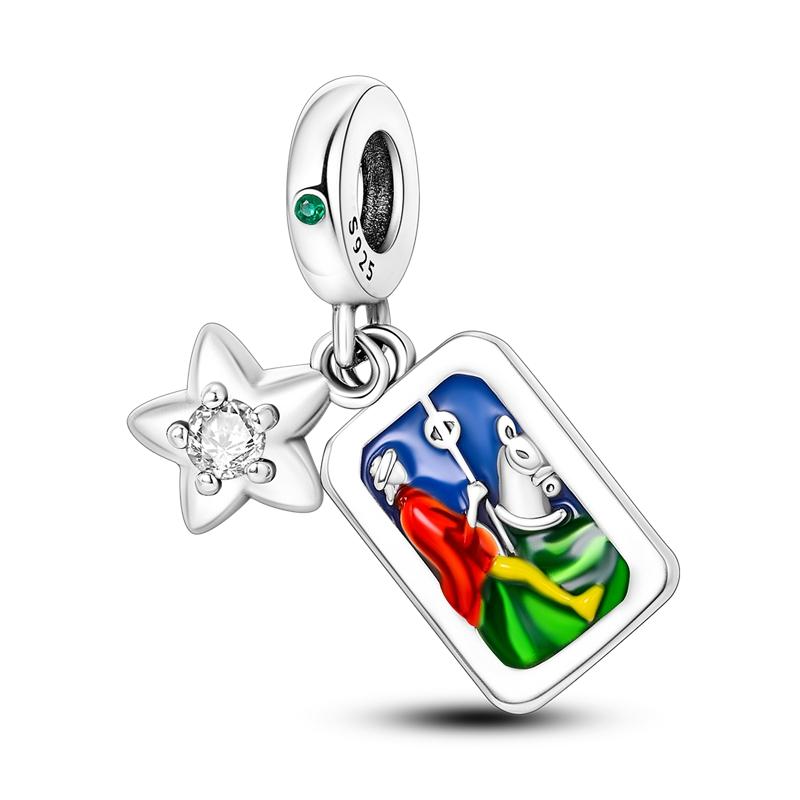 Red Series Pendant Charms Beads Plata Charms Of Ley Fit Original Brand Women Bracelet Pendant Necklace Jewelry