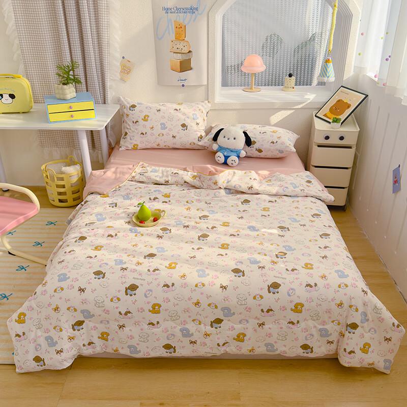 

Lilang Washed Cotton Double Gauze Soybean Fiber Summer Quilt