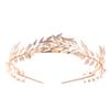 Gold Color Leaf Crown Tiara Headband For Women Bride Party Bridal Wedding Hair Accessories Jewelry Headband Crown Tiara Gift