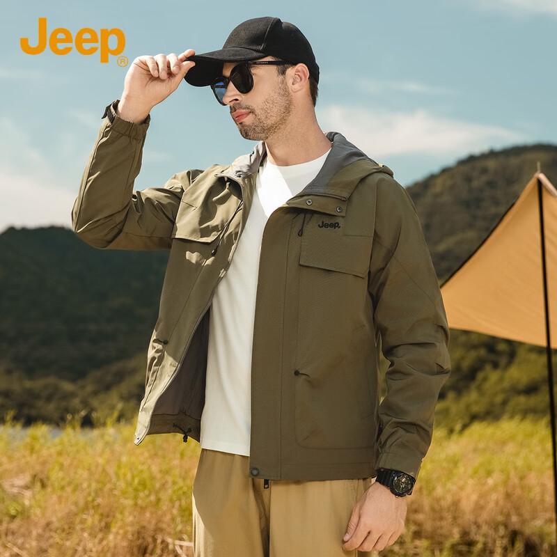 

JEEP Men s Hooded Workwear Jacket XL