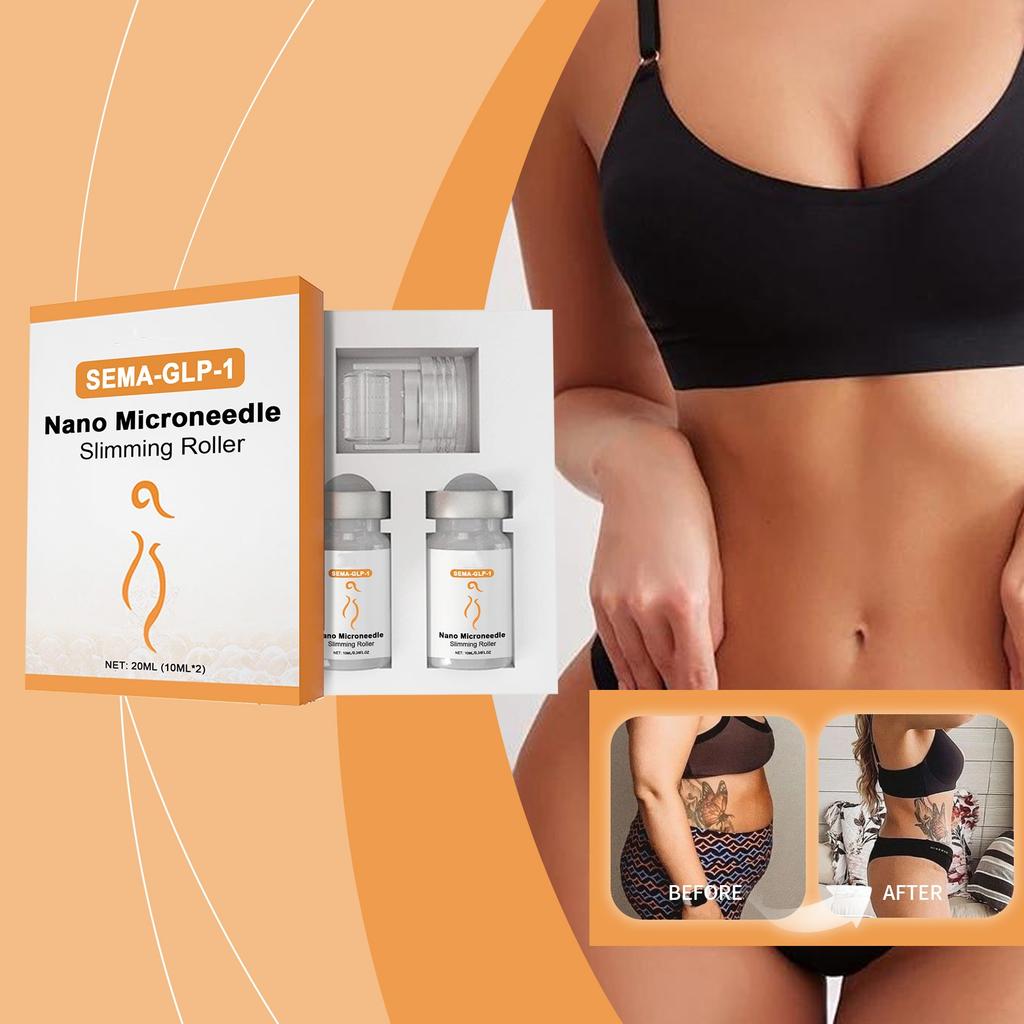 Microneedle Body Contouring RollerSkin Microneedle RollerAcne RepairPromoting MetabolismAssisting Sugar ControlWeight Loss And Contouring Tools 20ml