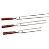 SMVP Red Wooden Handle BBQ Skewers/Forks