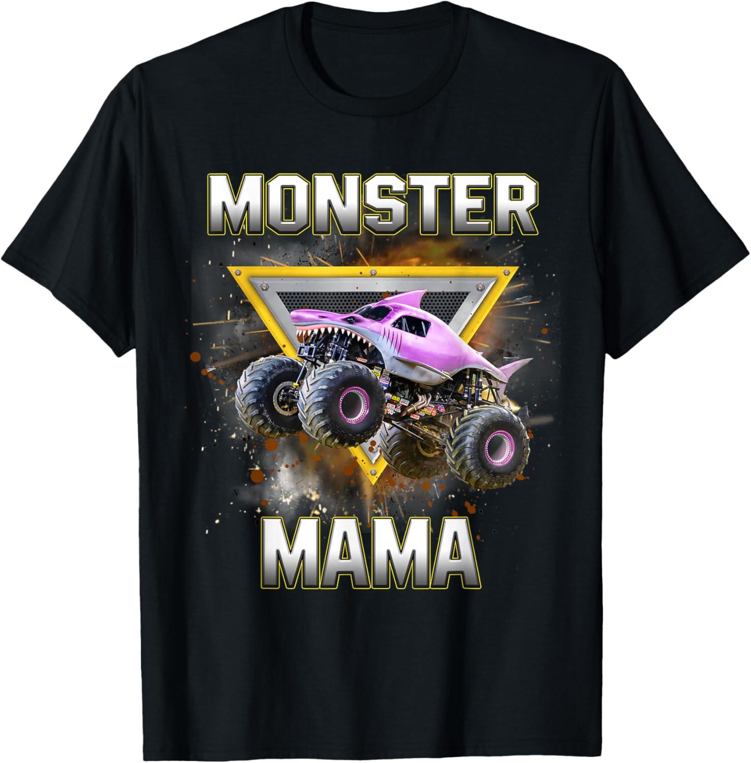 Monster Truck Mama Monster Truck Are My Jam Truck Lovers T-shirt S