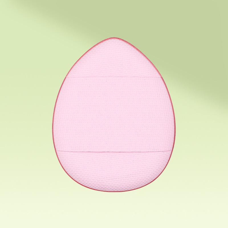 Dreieckspuderquaste: Nicht saugfähig, Doppelte Verwendung für Nass/Trocken. Spitze zum Setzen, Fingerkissen, Perfekt für Concealer & flüssige Foundation.